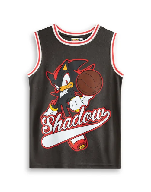 Vanilla Underground Sonic The Hedgehog Boys Black Shadow 2 Piece Basketball Set (3-12 Years) - 3-4 Yrs Image 3