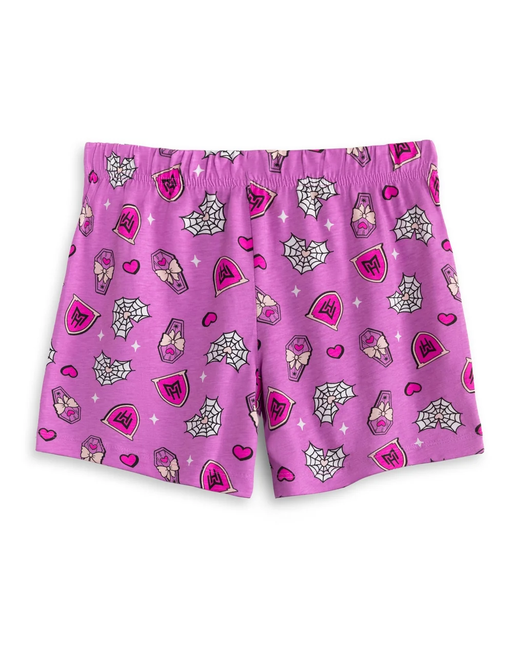 Vanilla Underground Monster High Girls Multicoloured Draculaura & Frankie Stein Short Pyjama Set (4-14 Years) - Pack of 2 - 9-10 Yrs Image 5