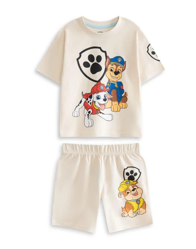 Vanilla Underground Paw Patrol Boys Multicoloured Boy Pups Short Pyjama Set (2-7 Years) - Pack of 3