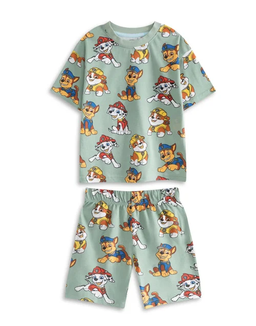Vanilla Underground Paw Patrol Boys Multicoloured Boy Pups Short Pyjama Set (2-7 Years) - Pack of 3 - 3-4 Yrs Image 4
