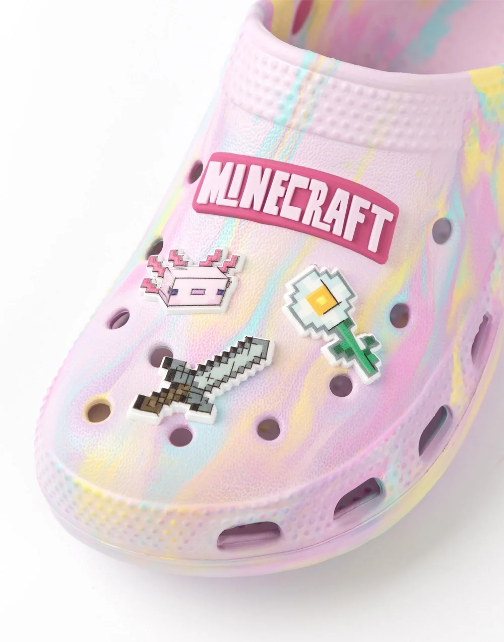 Vanilla Underground Minecraft Girls Kids Pink Clogs (Child 11 - 4) - 2 Image 4
