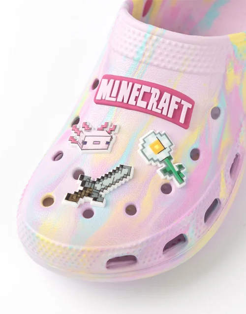 Vanilla Underground Minecraft Girls Kids Pink Clogs (Child 11 - 4) - 2 Image 4