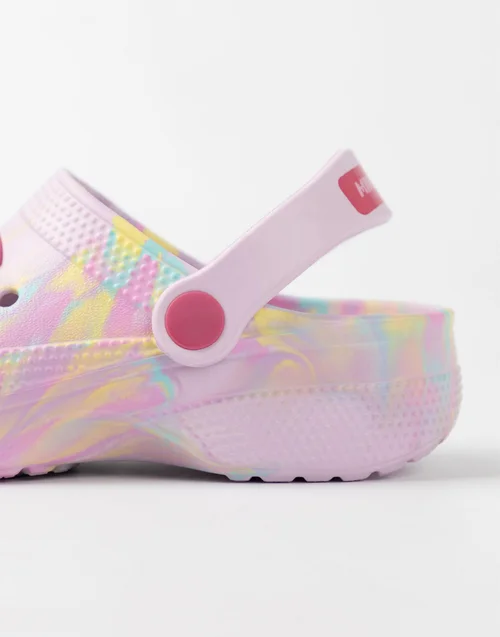 Vanilla Underground Minecraft Girls Kids Pink Clogs (Child 11 - 4) - 2 Image 5