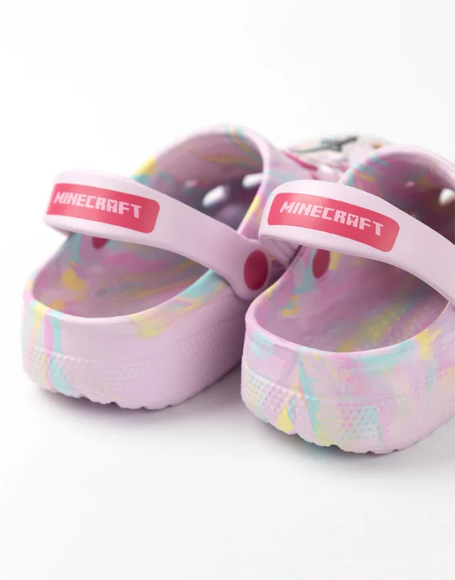 Vanilla Underground Minecraft Girls Kids Pink Clogs (Child 11 - 4)