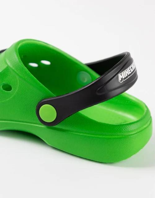 Vanilla Underground Minecraft Boys Green Creeper, TNT, Boom Clogs (Child 11 - 4) - 3 Image 3