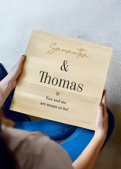 Personalised Memento Company Black & Gold Wooden Memory Box - One Size Image 3