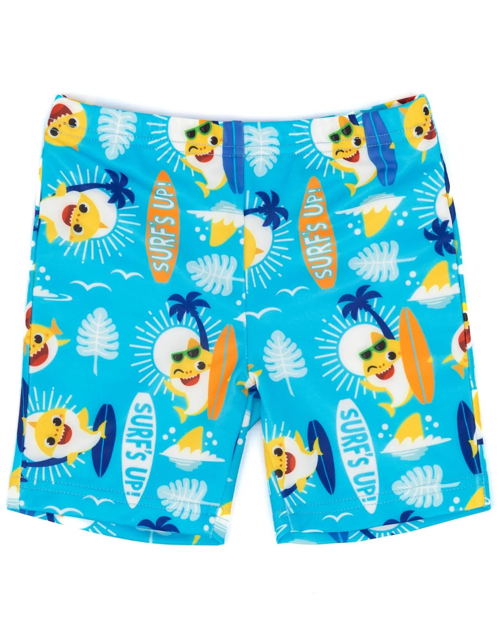 Vanilla Underground Blue Baby Shark Kids Sun Safe Swimsuit (12months - 6years) - 1-1.5 Yrs Image 5