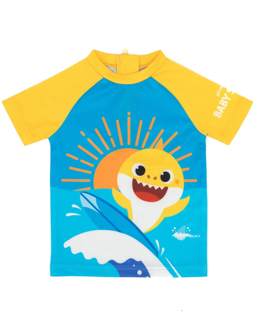 Vanilla Underground Blue Baby Shark Kids Sun Safe Swimsuit (12months - 6years) - 1-1.5 Yrs Image 3