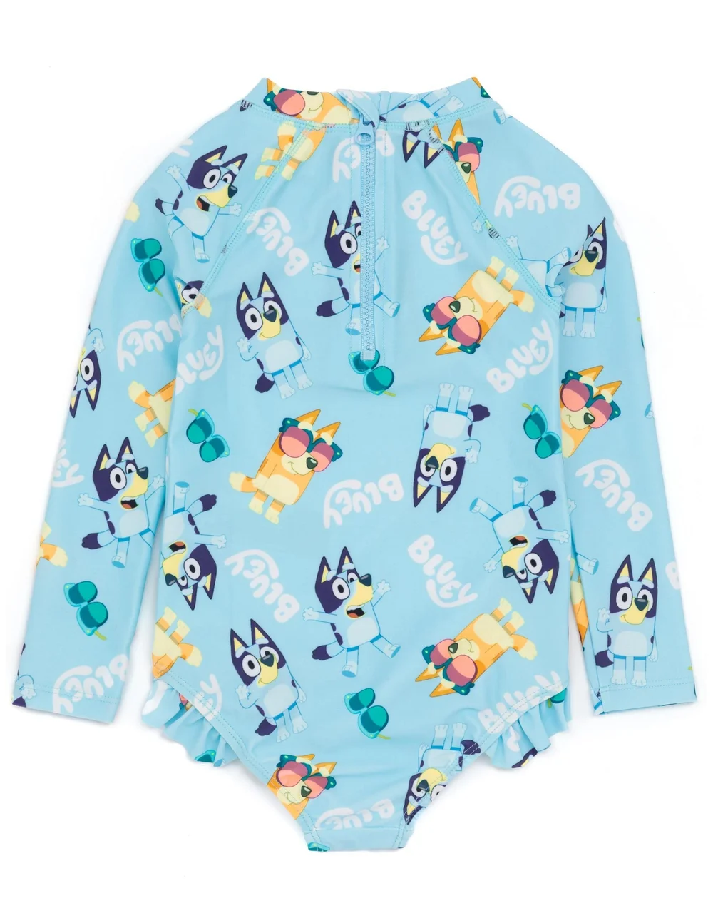 Vanilla Underground Bluey & Bingo Kids Long Sleeve One-Piece Swimsuit (18months - 7years) - 1.5-2 Yrs Image 2