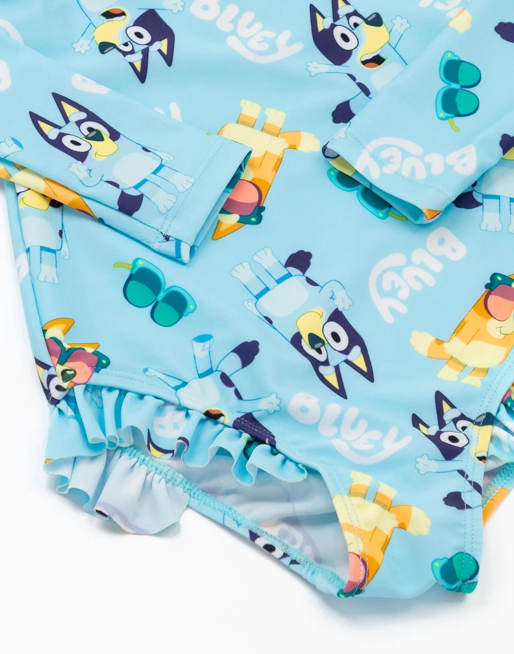 Vanilla Underground Bluey & Bingo Kids Long Sleeve One-Piece Swimsuit (18months - 7years) - 1.5-2 Yrs Image 5