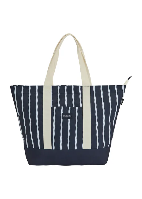 Regatta Navy White Stripe Boulder Beach Bag - Single Image 1