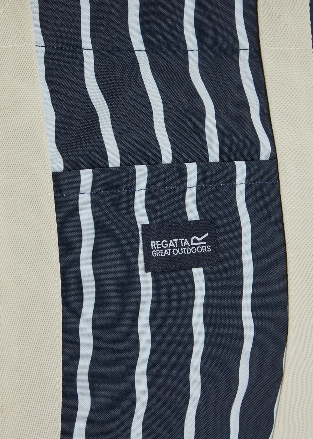 Regatta Navy White Stripe Boulder Beach Bag - Single Image 4