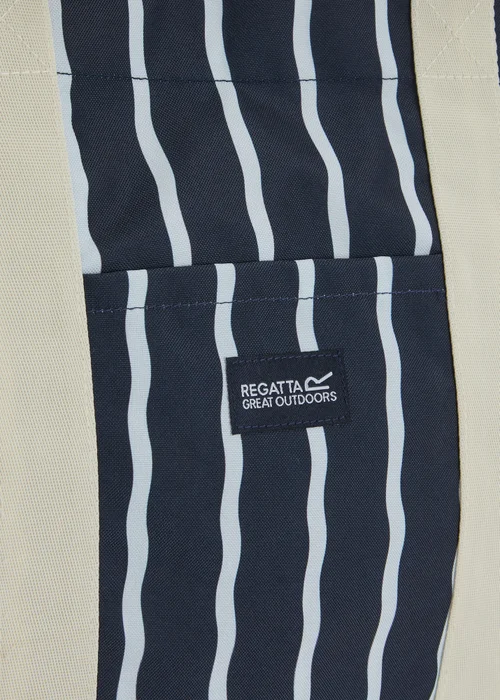 Regatta Navy White Stripe Boulder Beach Bag - Single Image 4