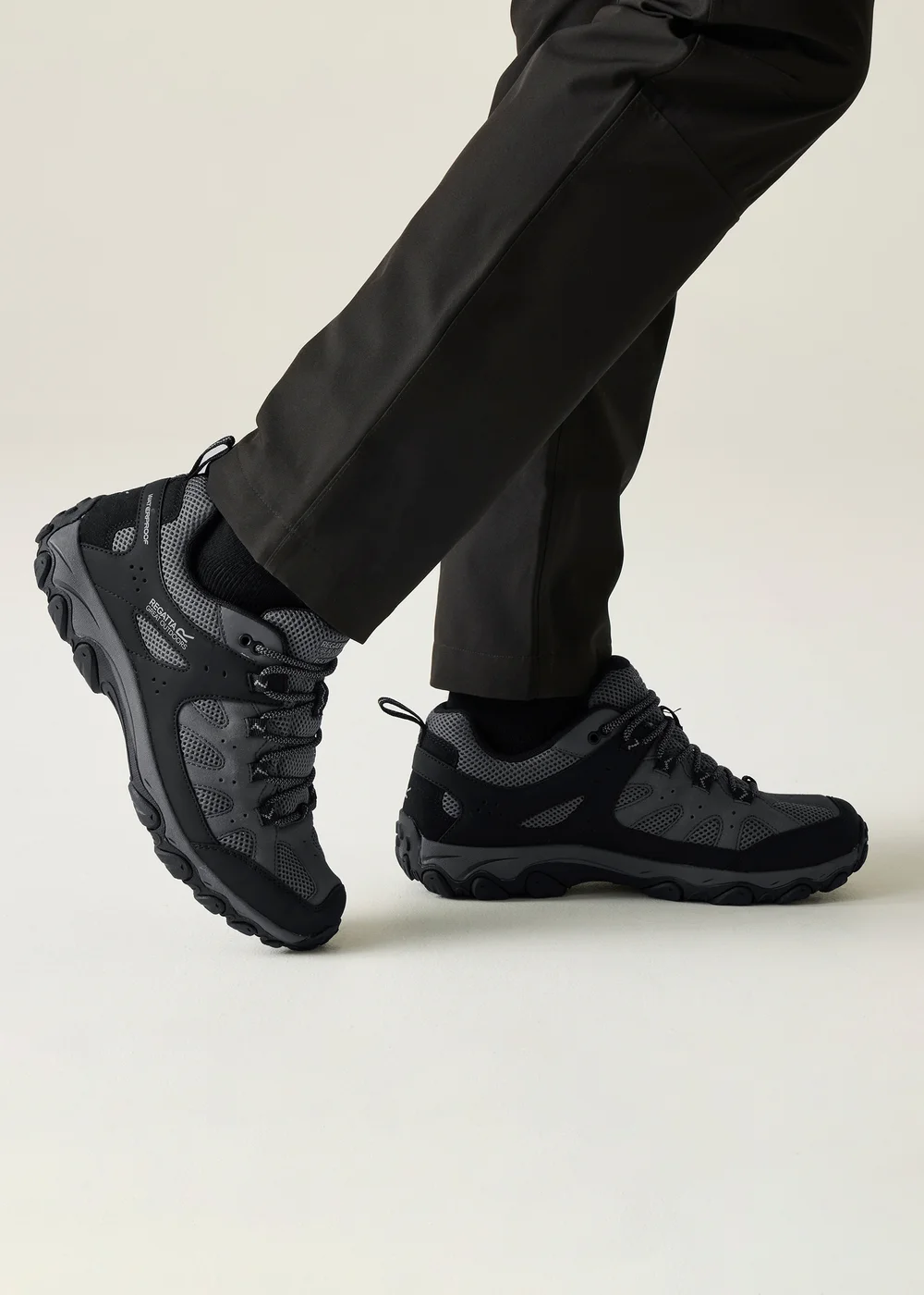 Regatta Grey Edgepoint IV Low Water Resistant Shoes - 8 Image 1