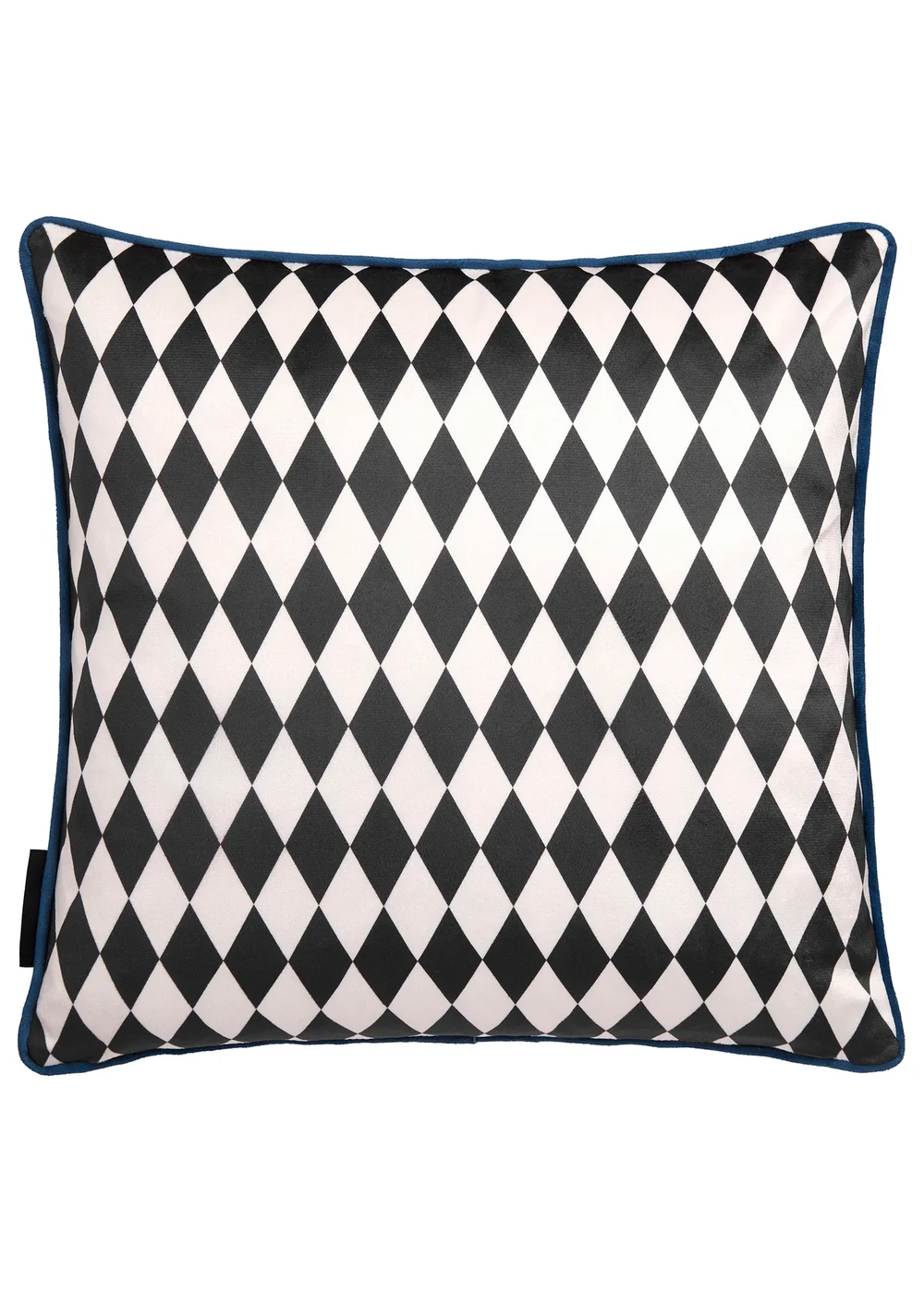 Laurence Llewelyn-Bowen Goddess Velvet Teal Filled Cushion - 43W X 43D Image 3