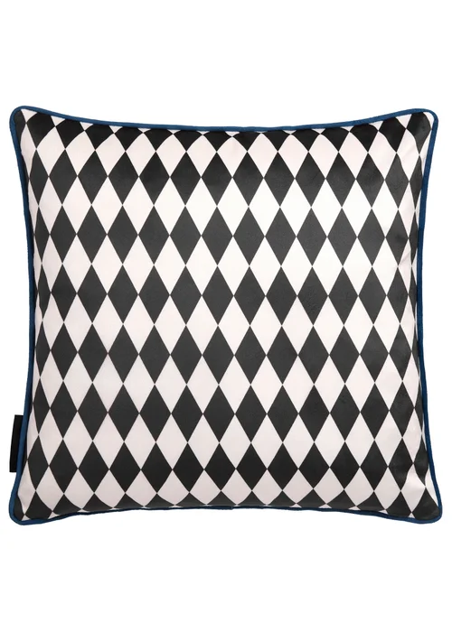 Laurence Llewelyn-Bowen Goddess Velvet Teal Filled Cushion - 43W X 43D Image 3