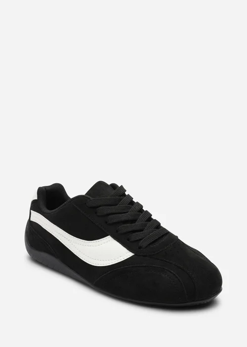 Where's That From Ulani Black Low-Top Lace-up Trainer - 7 Image 3