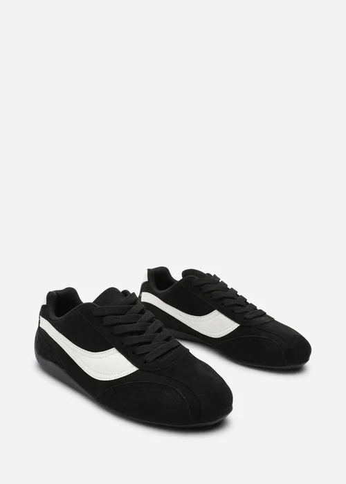 Where's That From Ulani Black Low-Top Lace-up Trainer - 7 Image 4