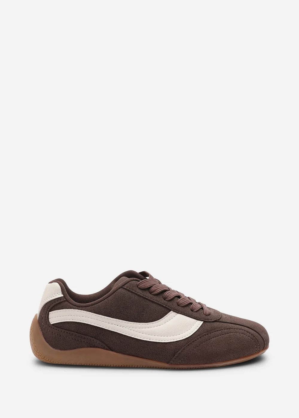 Where's That From Ulani Brown Low-Top Lace-up Trainer - 4 Image 1