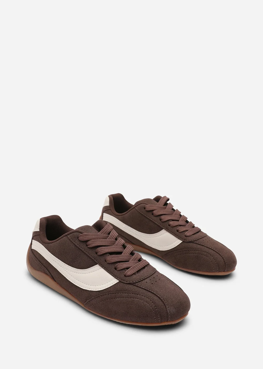 Where's That From Ulani Brown Low-Top Lace-up Trainer - 4 Image 4