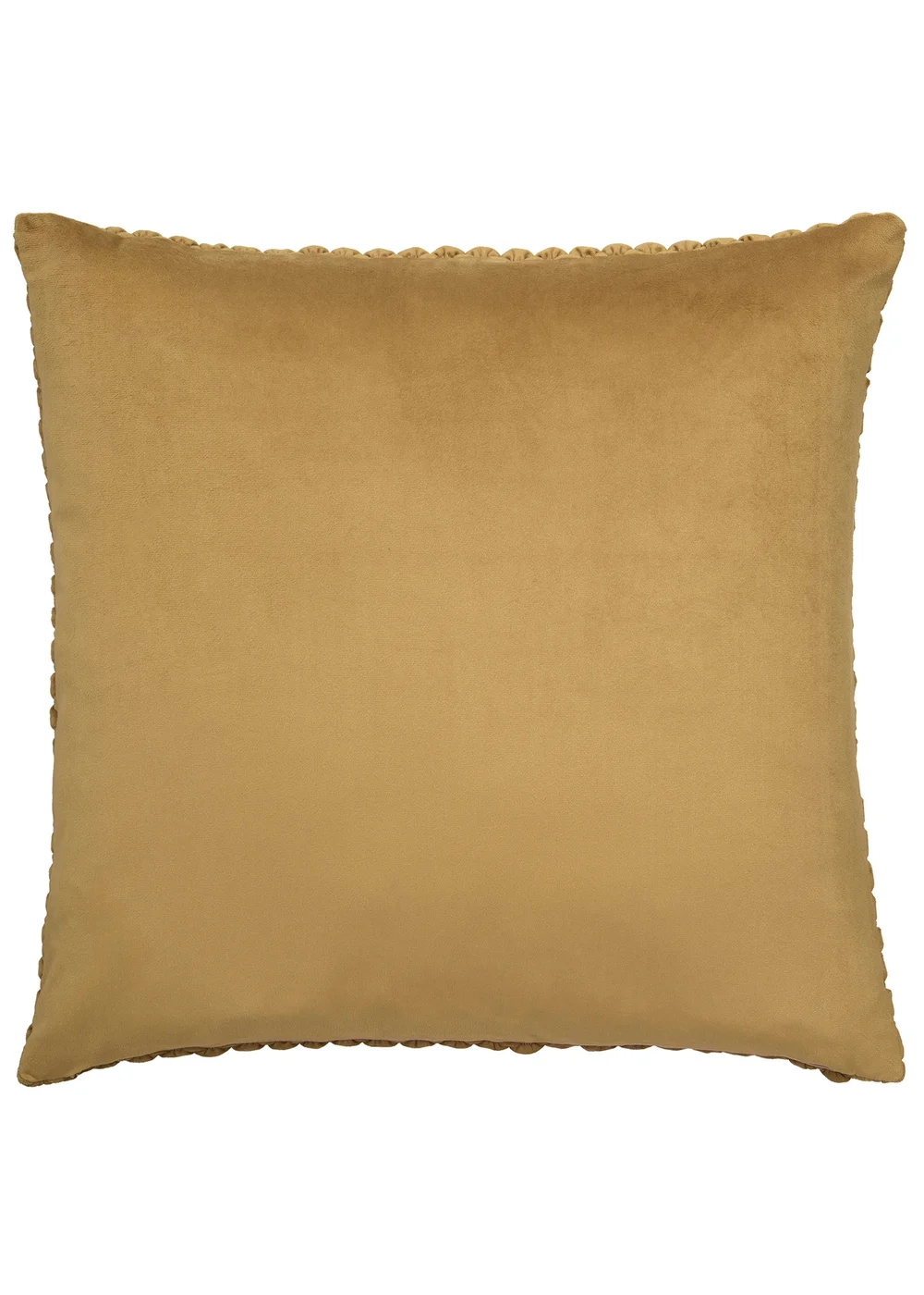 Appletree Bobble Tufted Ochre Filled Cushion - 55 x 55cm Image 3