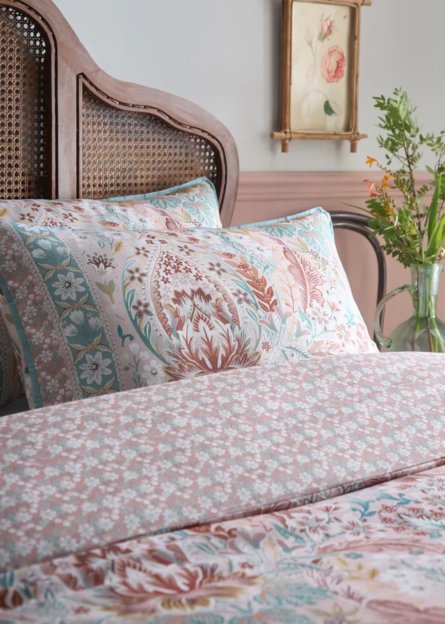 Appletree Floral Damask Super Soft Multi Colour Duvet Cover Set