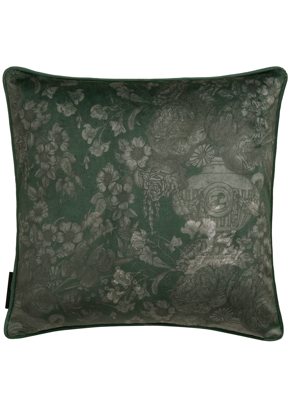 Laurence Llewelyn-Bowen Tuscan Holiday Velvet Ochre Filled Cushion - 43W X 43D Image 3
