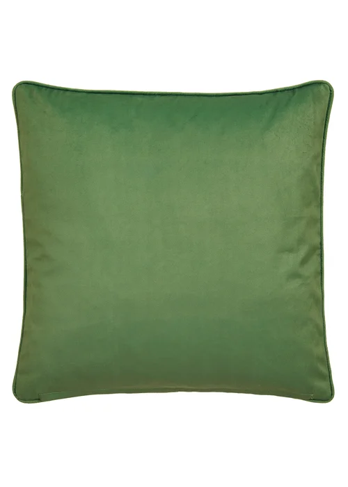 Appletree Star Geo Velvet Green Filled Cushion - 43W X 43D Image 4