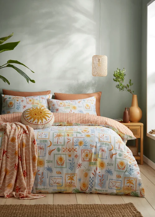 Fusion Soleil Fleece Coral Throw - 120 X 150 Image 4