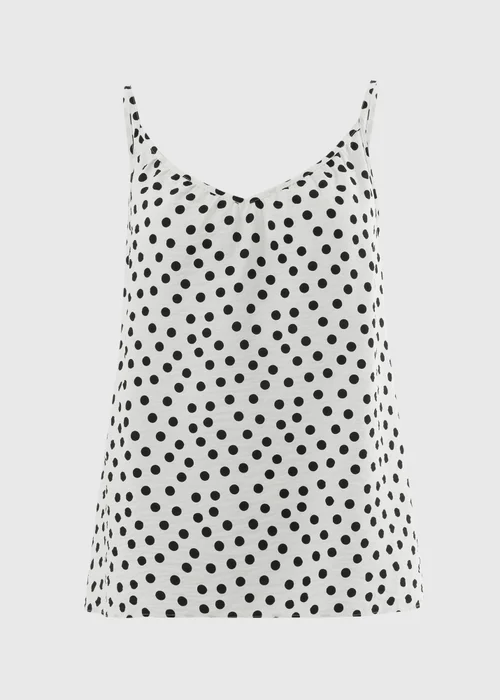 Cream Spot Print Cami Top - 26 Image 4