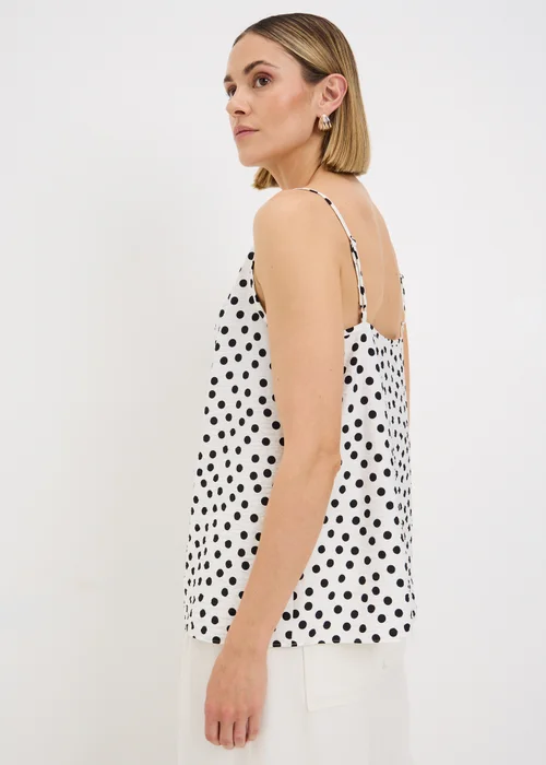 Cream Spot Print Cami Top - 26 Image 1
