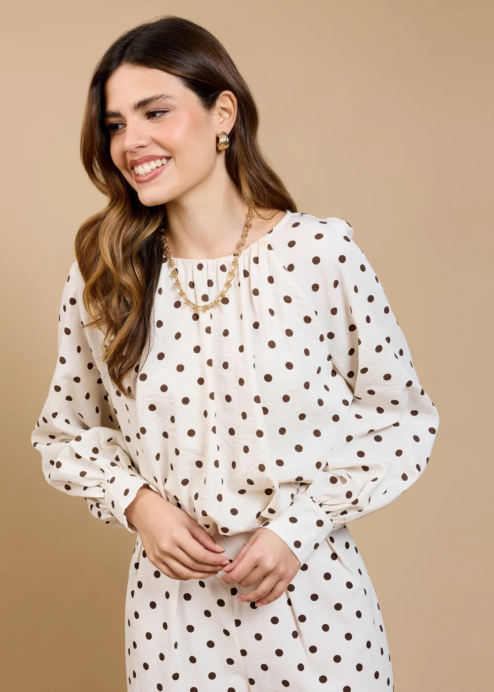 Little Mistress Polka Dot Balloon Top - 12 Image 1