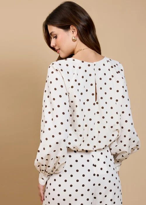 Little Mistress Polka Dot Balloon Top - 12 Image 2