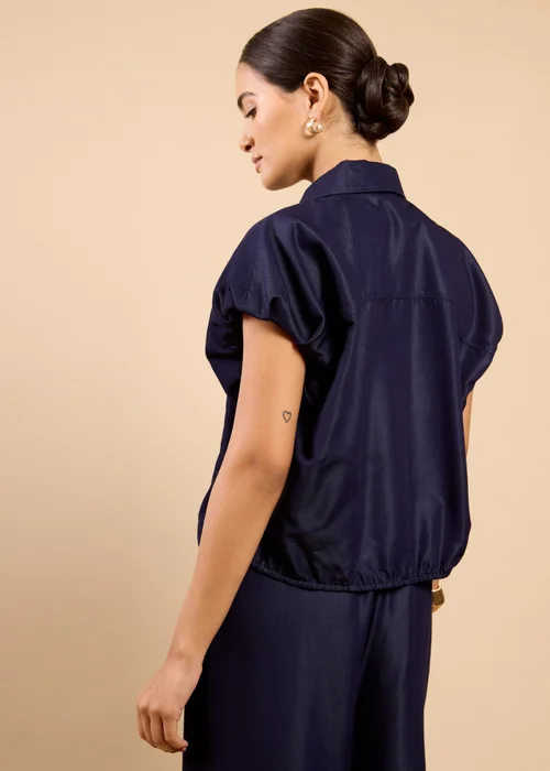 Little Mistress Indigo Denim Top - 10 Image 2
