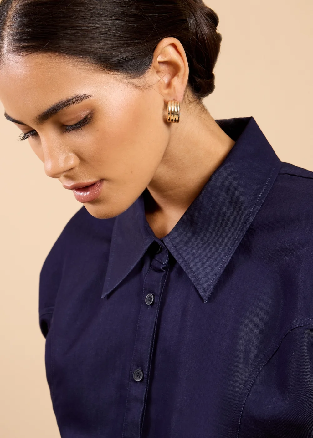 Little Mistress Indigo Denim Top - 10 Image 3