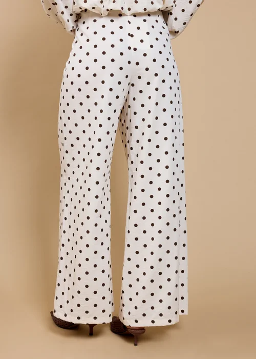 Little Mistress Polka Dot Wide Leg Trousers - 14 Image 2