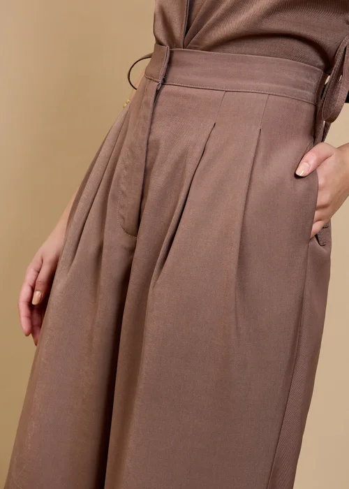 Little Mistress Mink Wide Leg Trousers - 12 Image 3