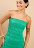 Little Mistress Green Bandeau Dropped Waist Maxi Dress - 12 Image 3