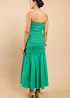 Little Mistress Green Bandeau Dropped Waist Maxi Dress - 12 Image 2