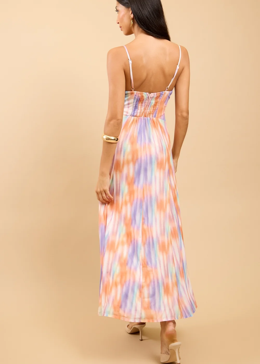 Little Mistress Blur Print Maxi Dress - 18 Image 2