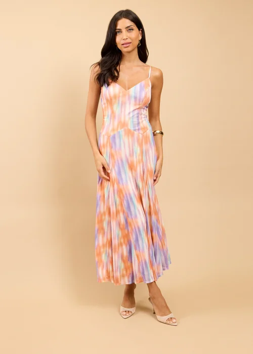 Little Mistress Blur Print Maxi Dress - 18 Image 1