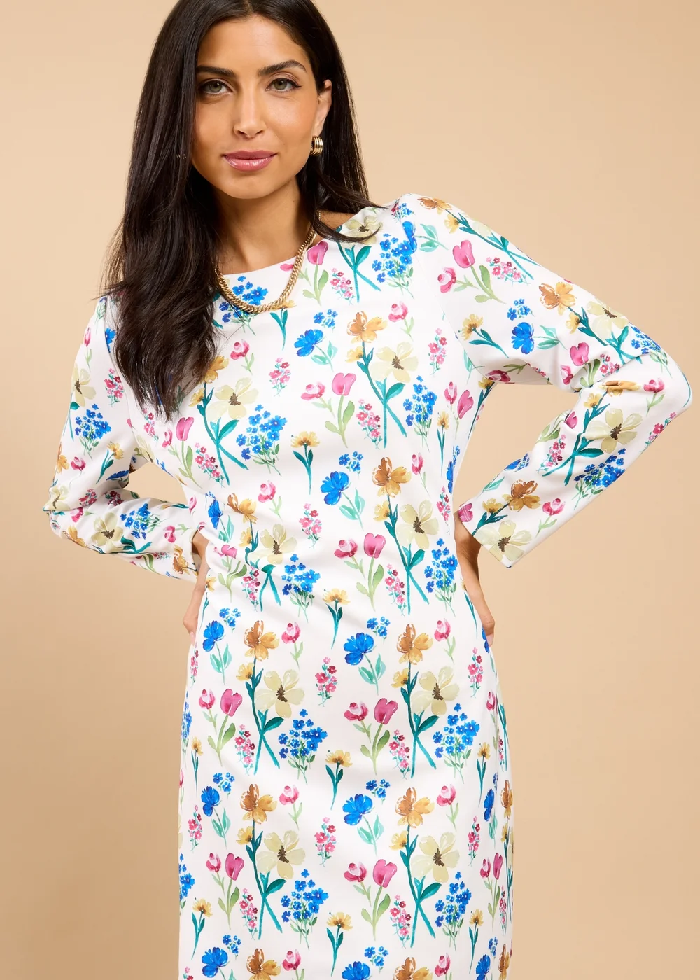 Little Mistress Floral Print Mini Dress - 14 Image 4
