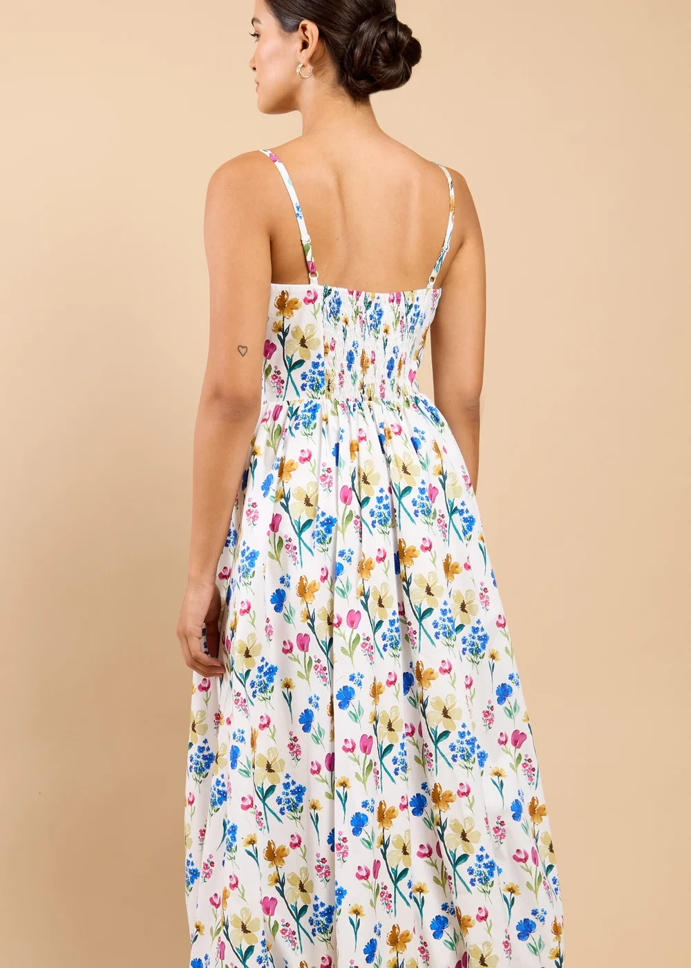Little Mistress Floral Print Balloon Hem Midaxi Dress Vicky Pattison EDIT - 8 Image 2
