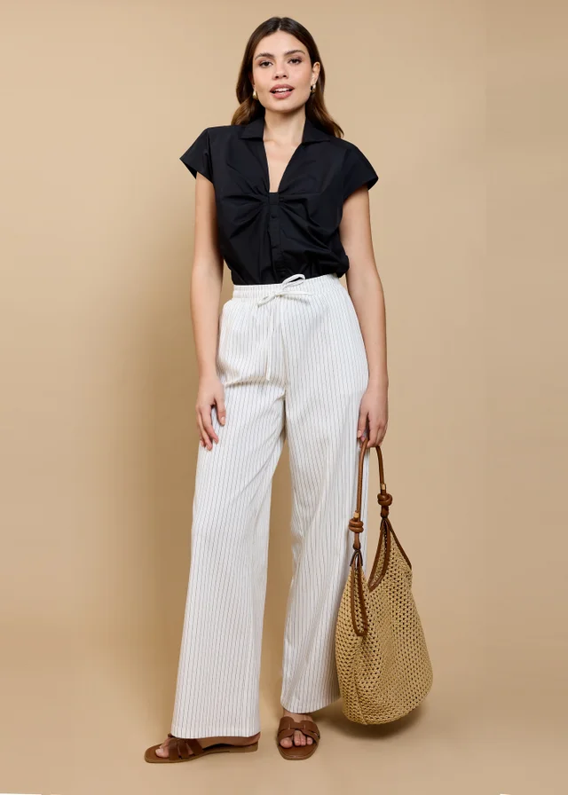Little Mistress Stripe Trousers