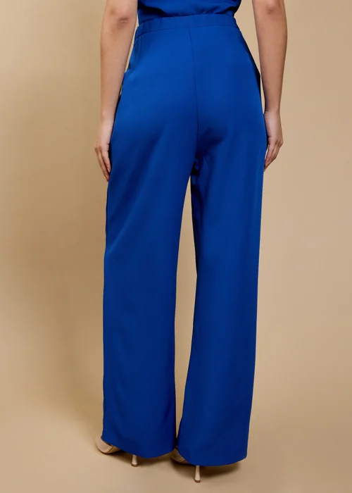 Little Mistress Blue Wide Leg Trousers - 10 Image 2