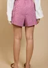 Little Mistress Red Gingham Shorts - L Image 2