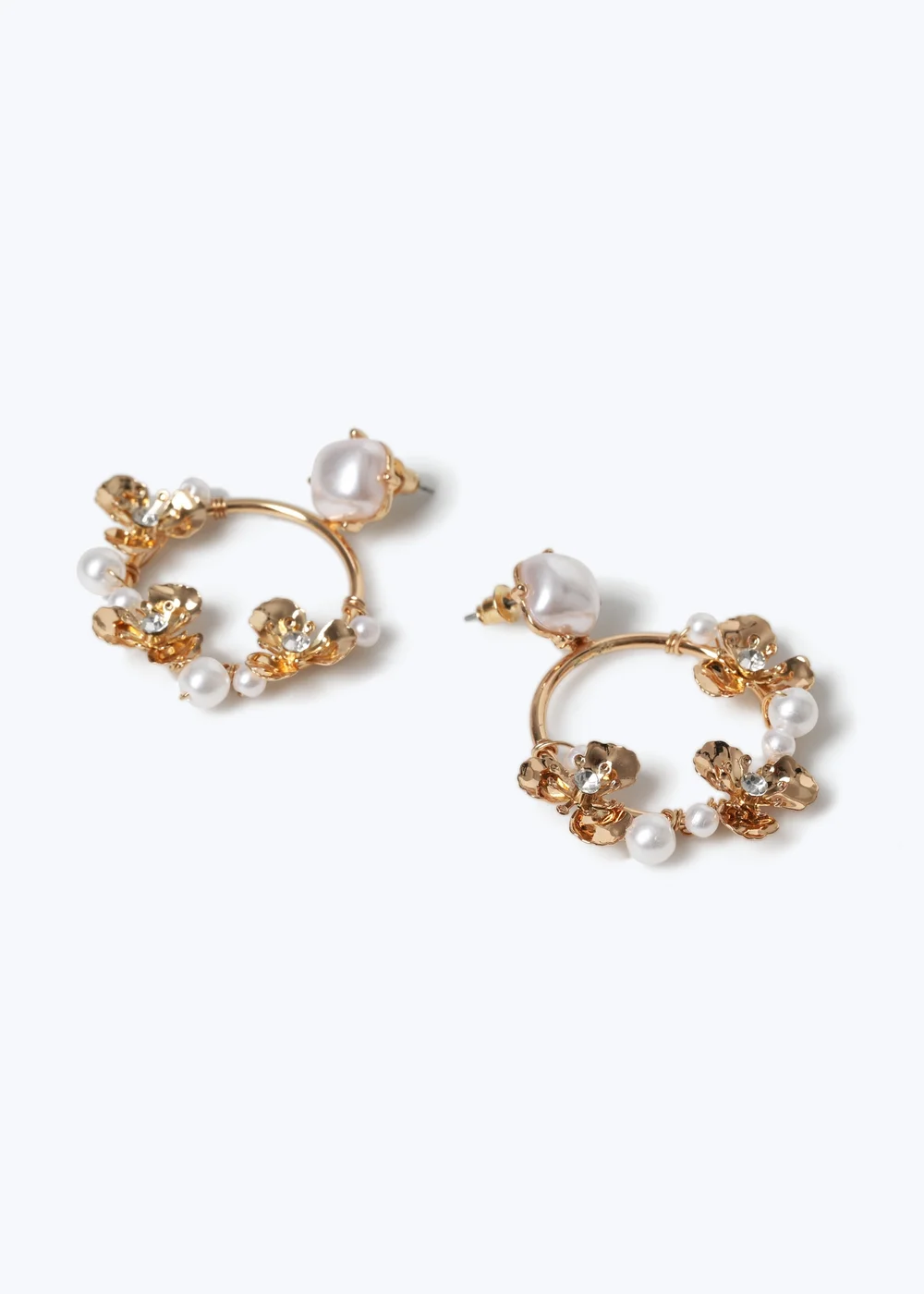Muse Gold Statement Drop Earring - One Size Image 2