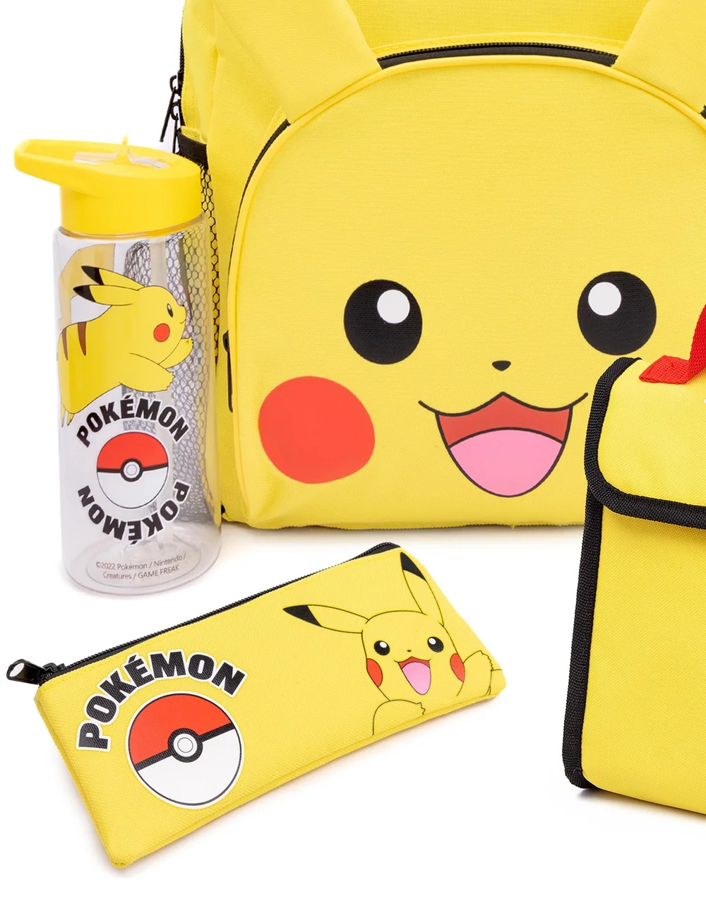 Vanilla Underground Pokemon Boys Yellow Pikachu 4 Piece Backpack Set - One Size Image 2