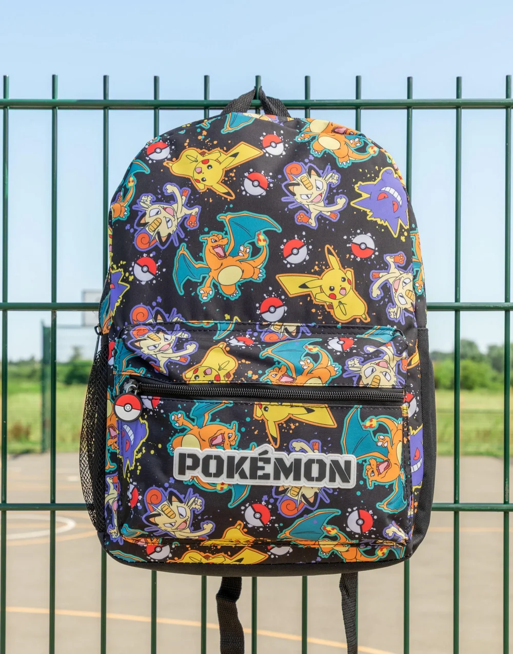 Vanilla Underground Pokemon Boys Black Character All Over Print Backpack - One Size Image 2