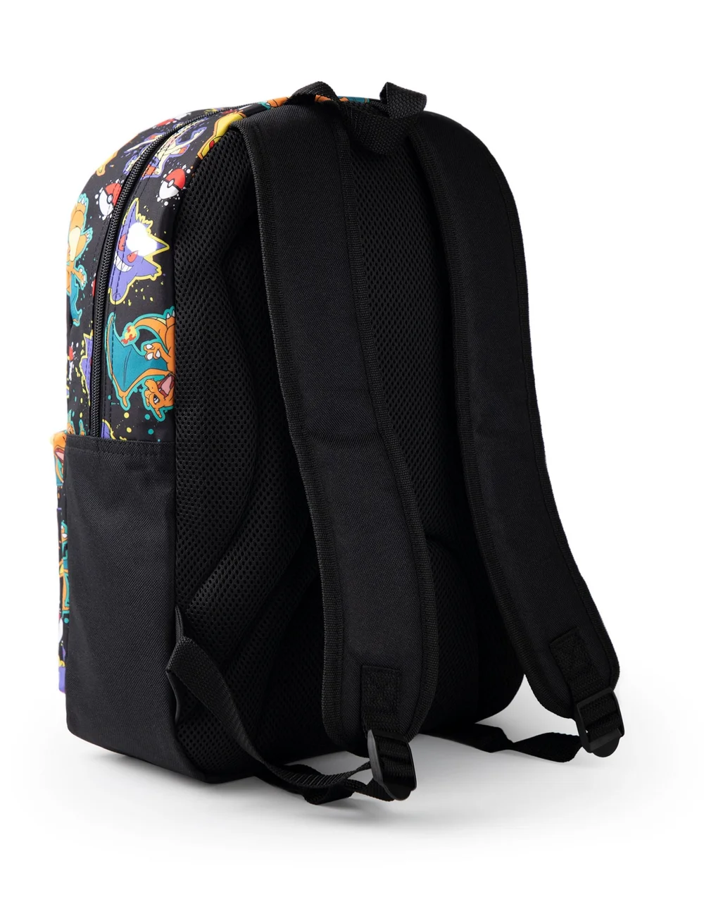 Vanilla Underground Pokemon Boys Black Character All Over Print Backpack - One Size Image 5